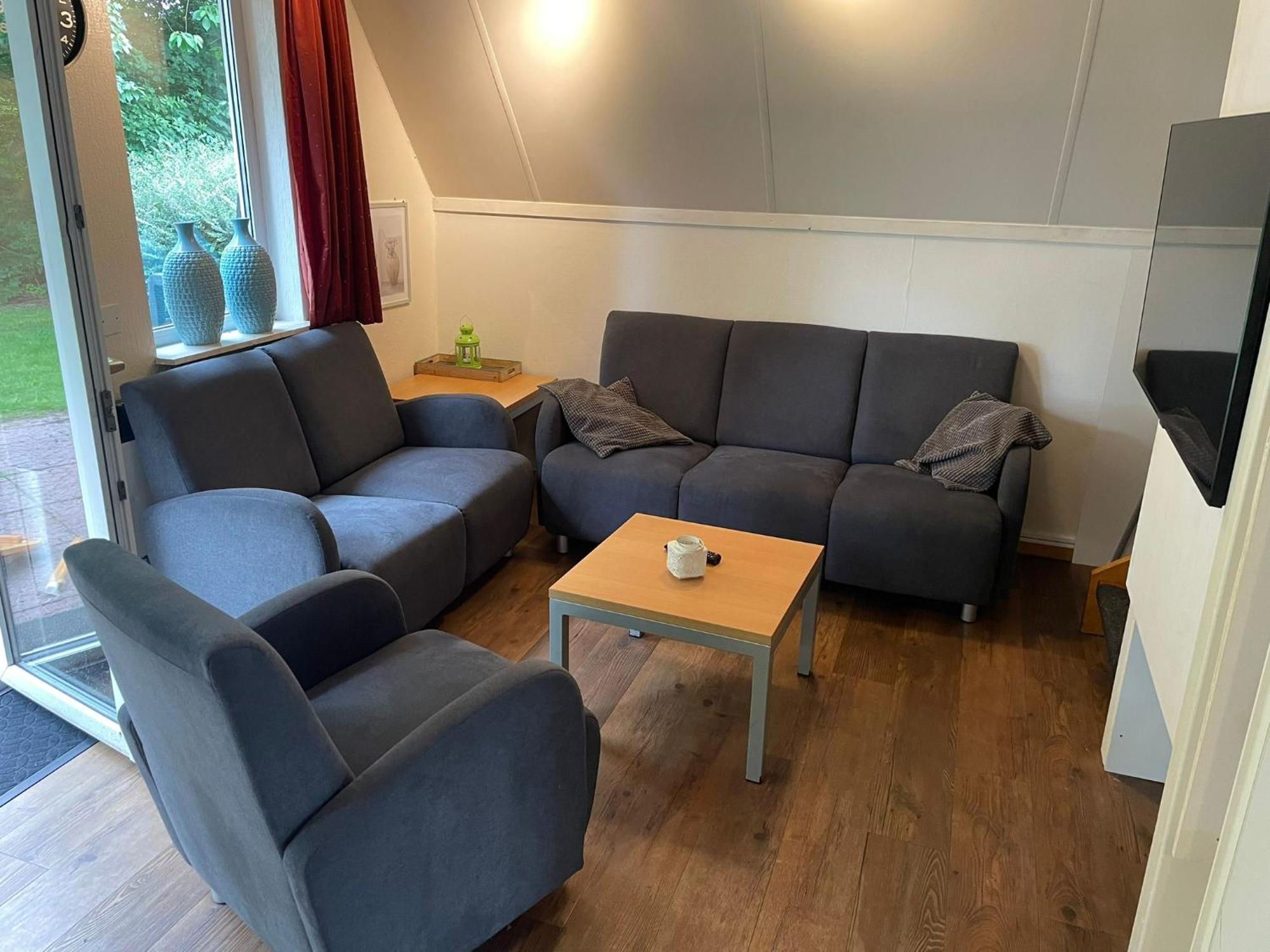 Het Familie Boshuisje - Vakantiewoning Op Prachtig Park Met Veel Faciliteiten Inc Ligbad Gramsbergen Exteriör bild